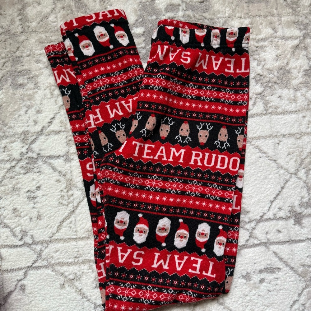 Juniors Christmas leggings Size 7-9